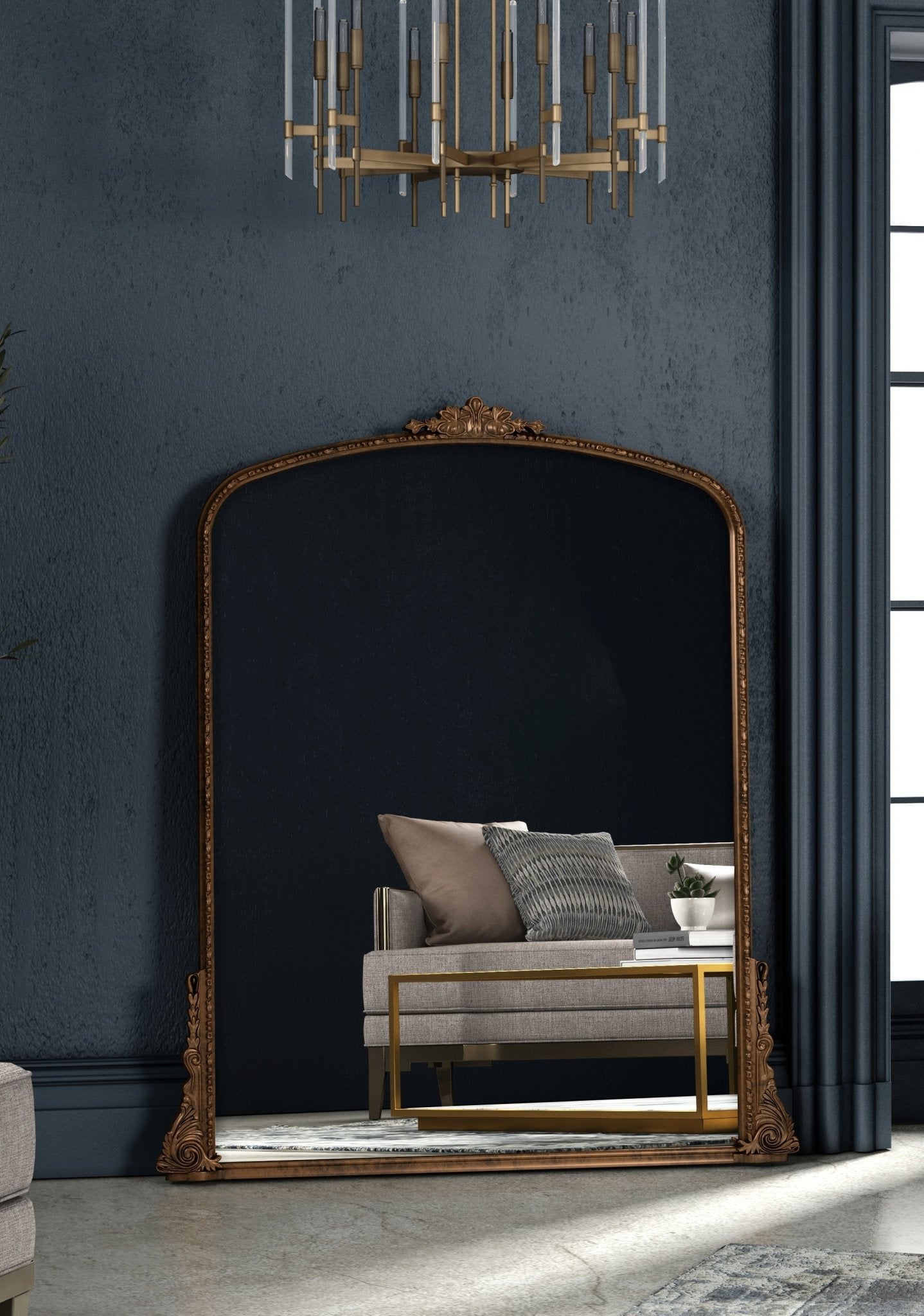 Erised 32" Black Mirror Mirrors| Roots Furniture