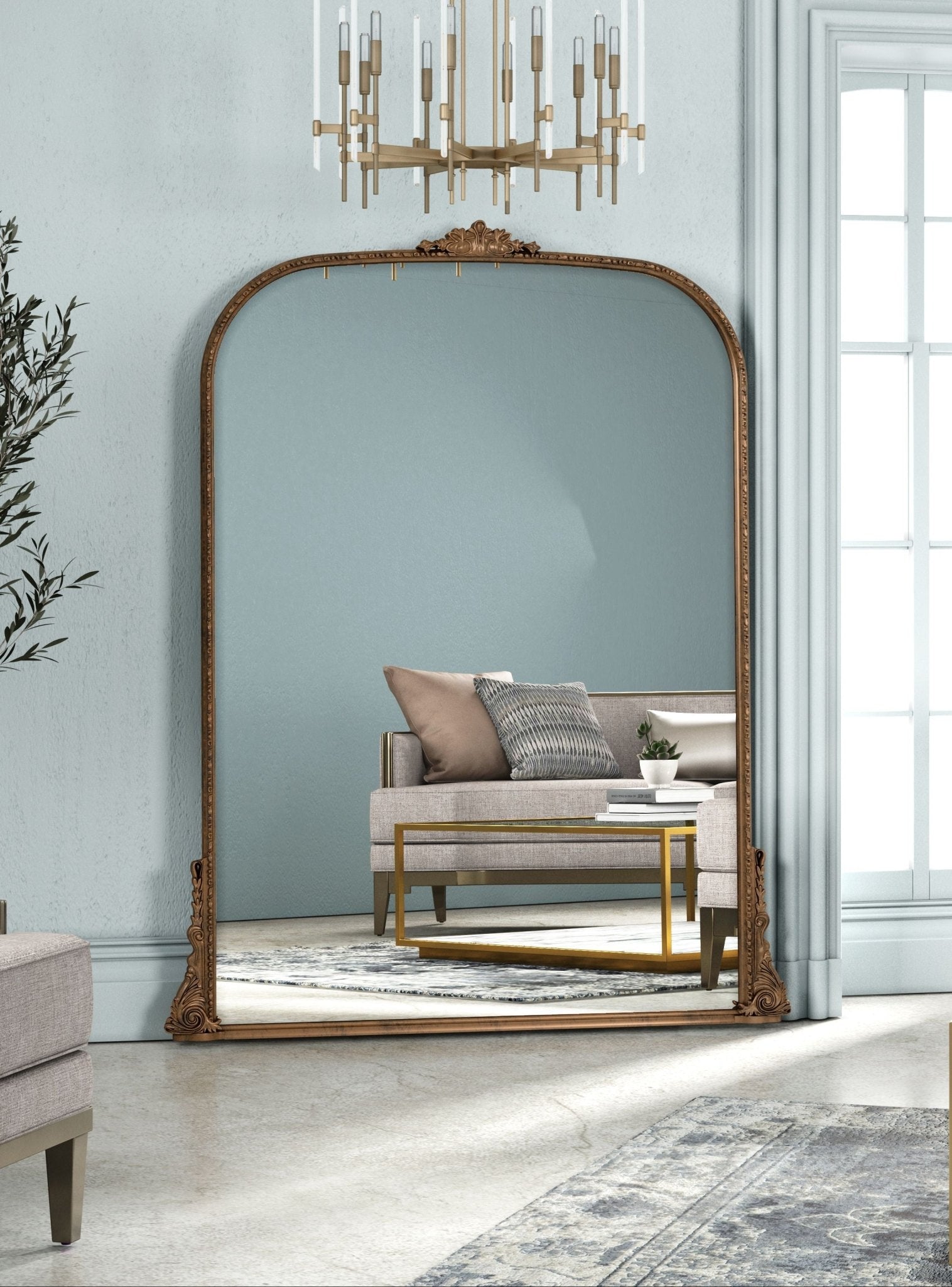 Erised 32" Black Mirror Mirrors| Roots Furniture