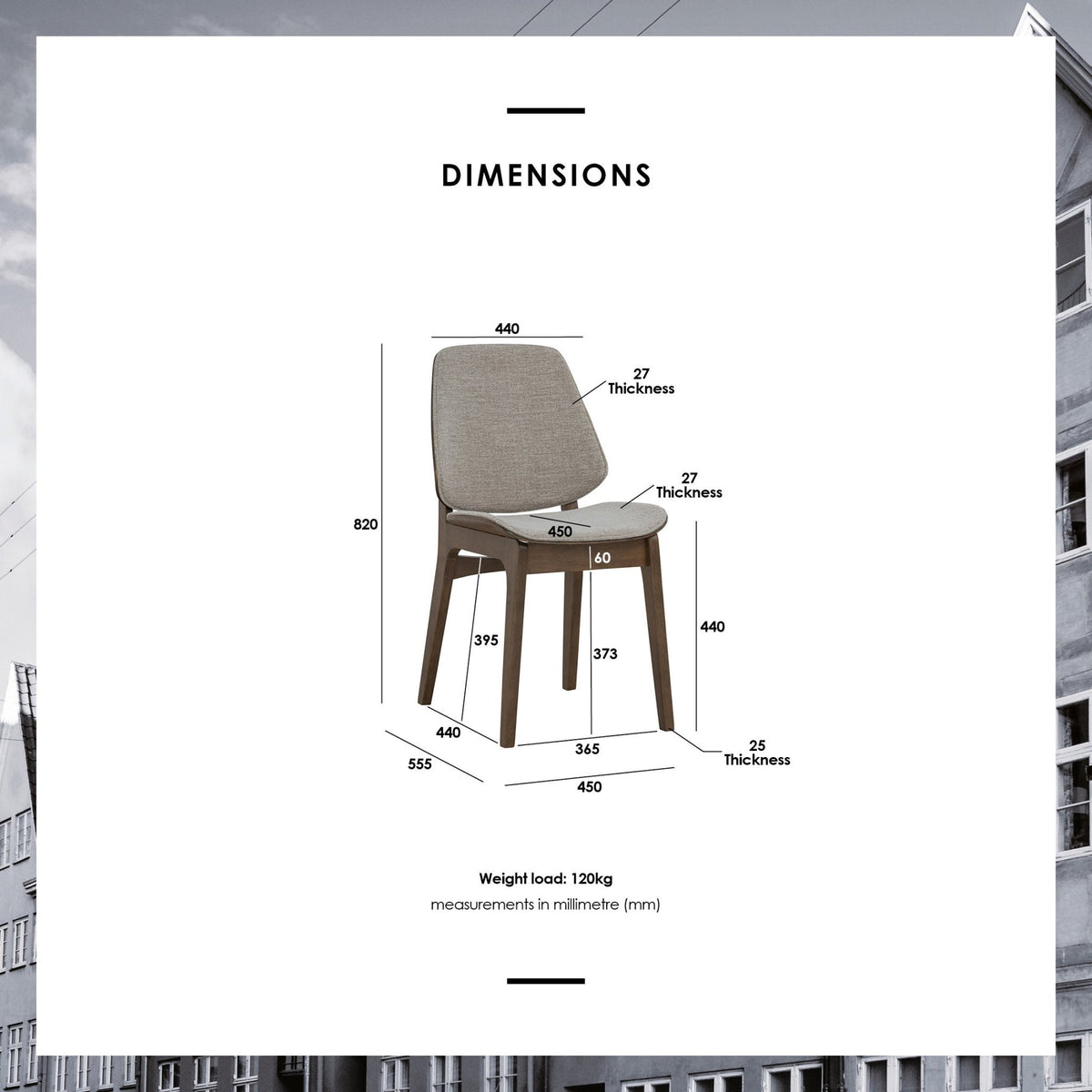 ERZA DINING CHAIR 109/6580 Office Chairs| Al Rugaib Office Solutions