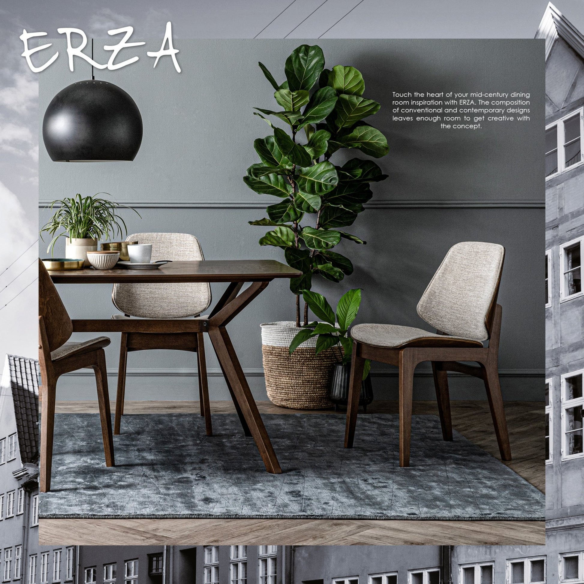 ERZA DINING CHAIR 109/6580 Office Chairs| Al Rugaib Office Solutions