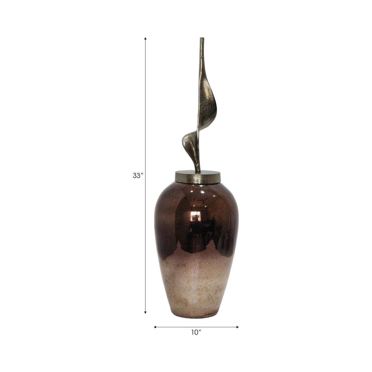 Escara/Feist Urn With Topper Vases and Jars| Sagebrook Home