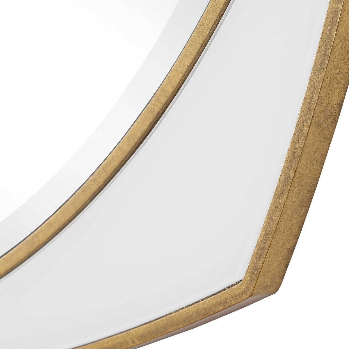 Estella White Round Mirror Mirrors| Uttermost