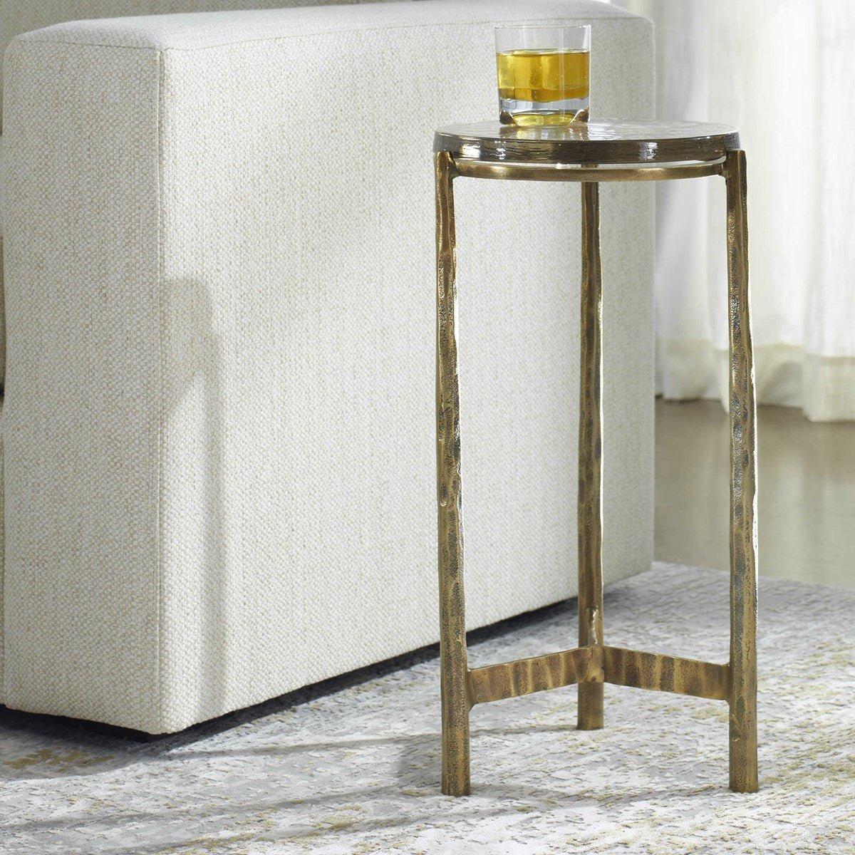 Eternity Accent Table, Brass Accent & End Tables| Uttermost