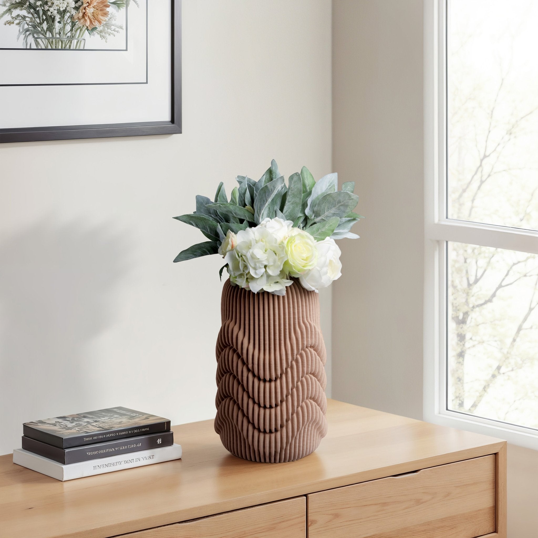 ethos 3d Printed Porcelain Vase Vases and Jars| Sagebrook Home