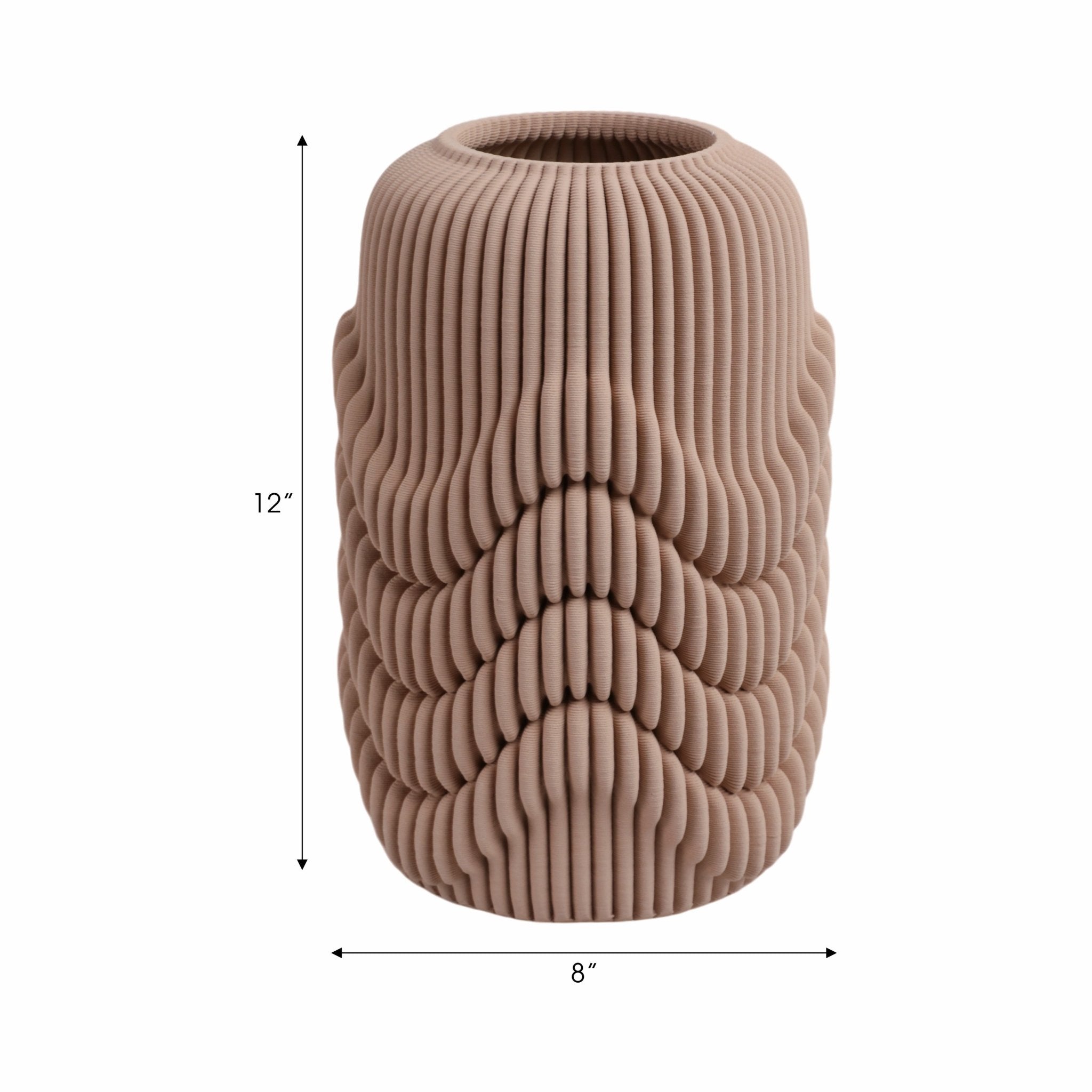 ethos 3d Printed Porcelain Vase Vases and Jars| Sagebrook Home