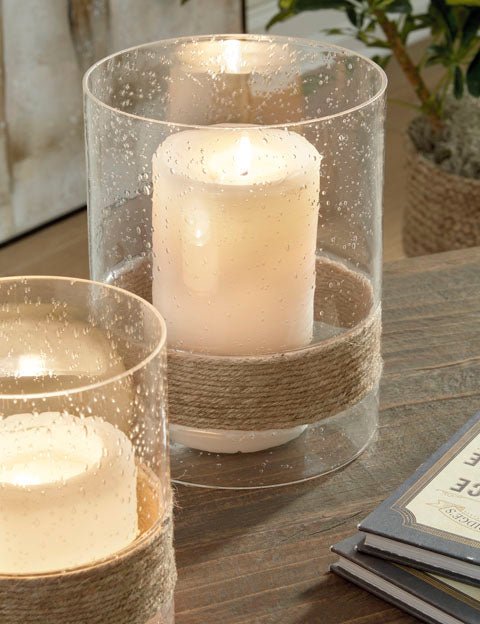 Eudocia Candle Holder (Set of 2) Candle Holders| Ashley Homestore
