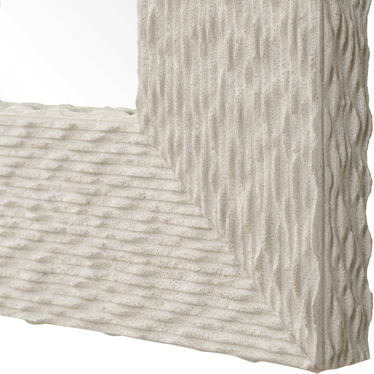 Everett Ivory Stone Mirror Mirrors| Uttermost