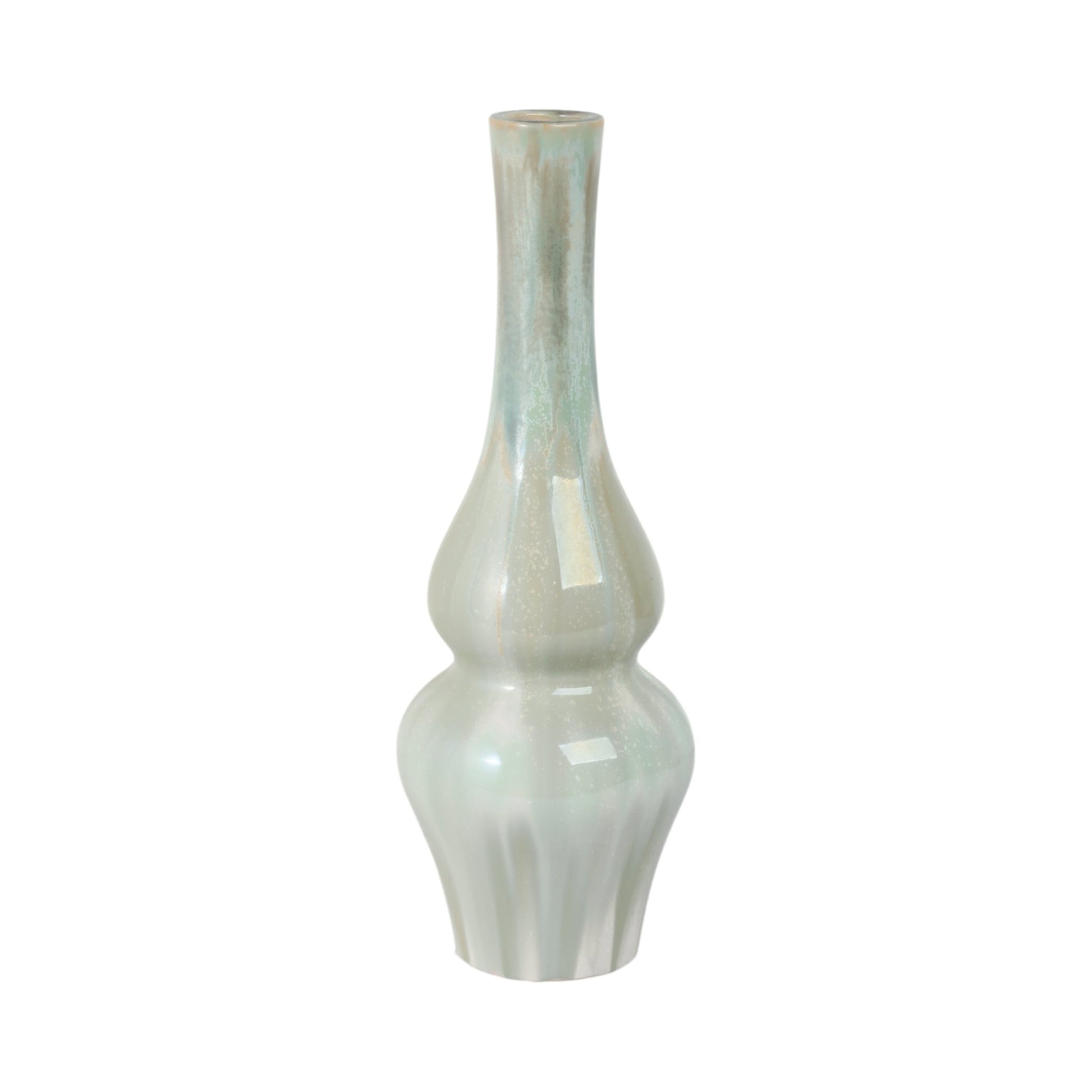 Everette Green Ceramic Vase Vases and Jars| Sagebrook Home