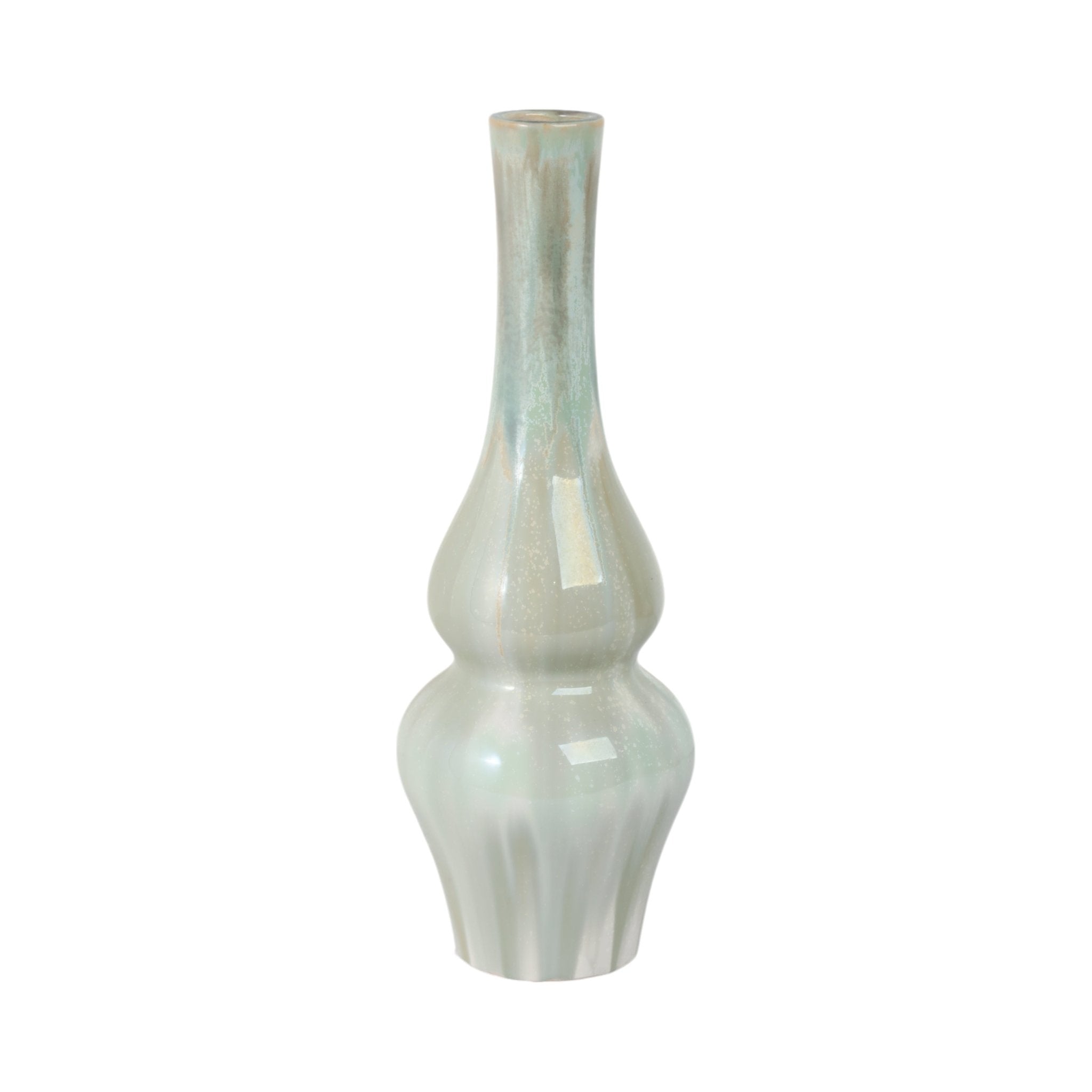 Everette Green Ceramic Vase Vases and Jars| Sagebrook Home