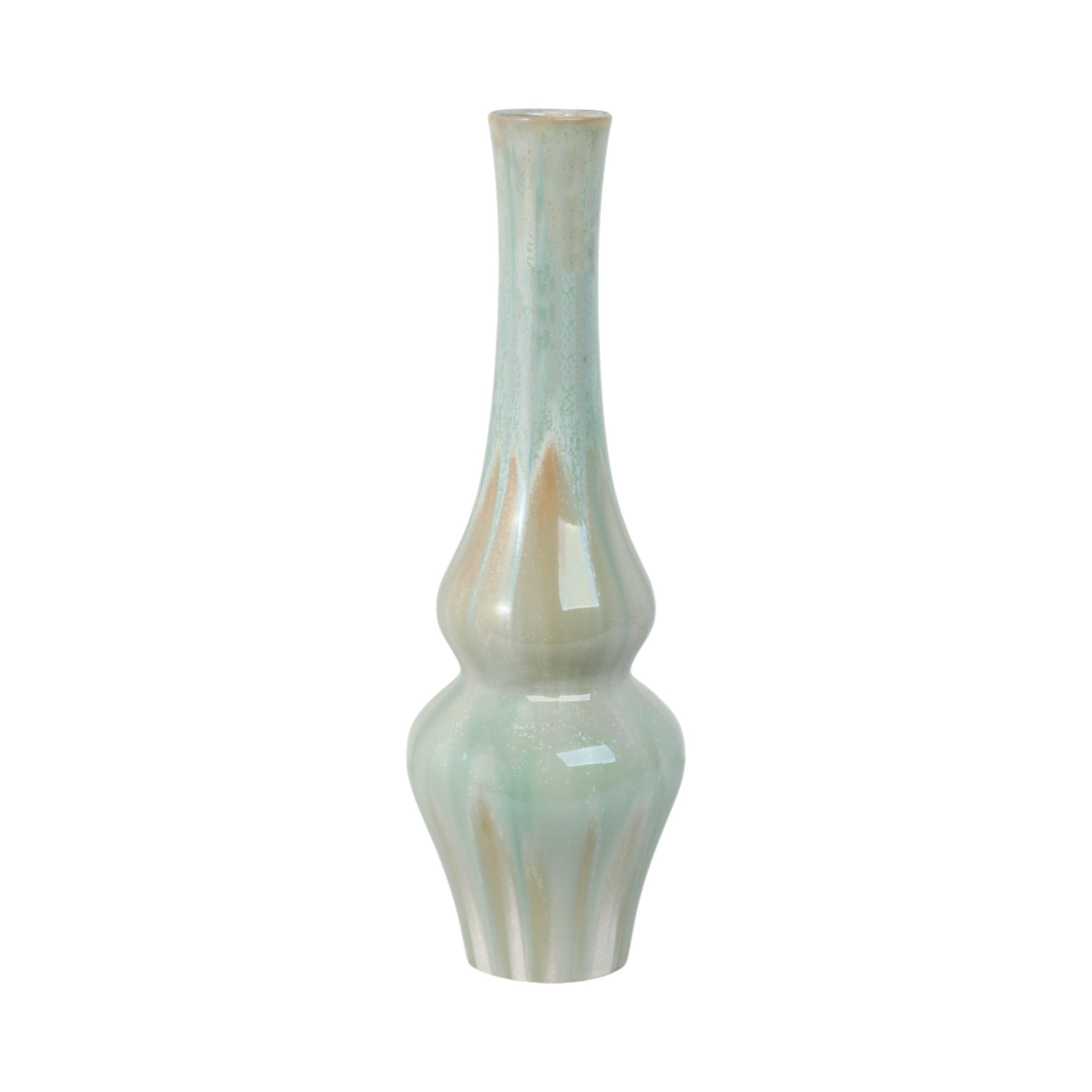 Everette Green Ceramic Vase Vases and Jars| Sagebrook Home