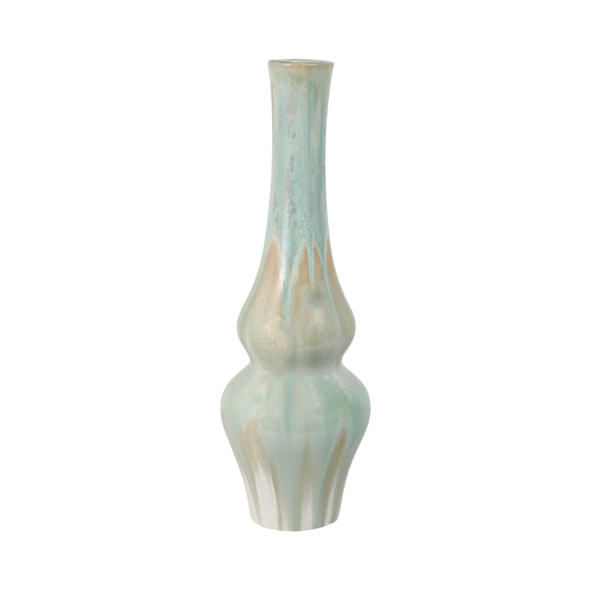 Everette Green Ceramic Vase Vases and Jars| Sagebrook Home