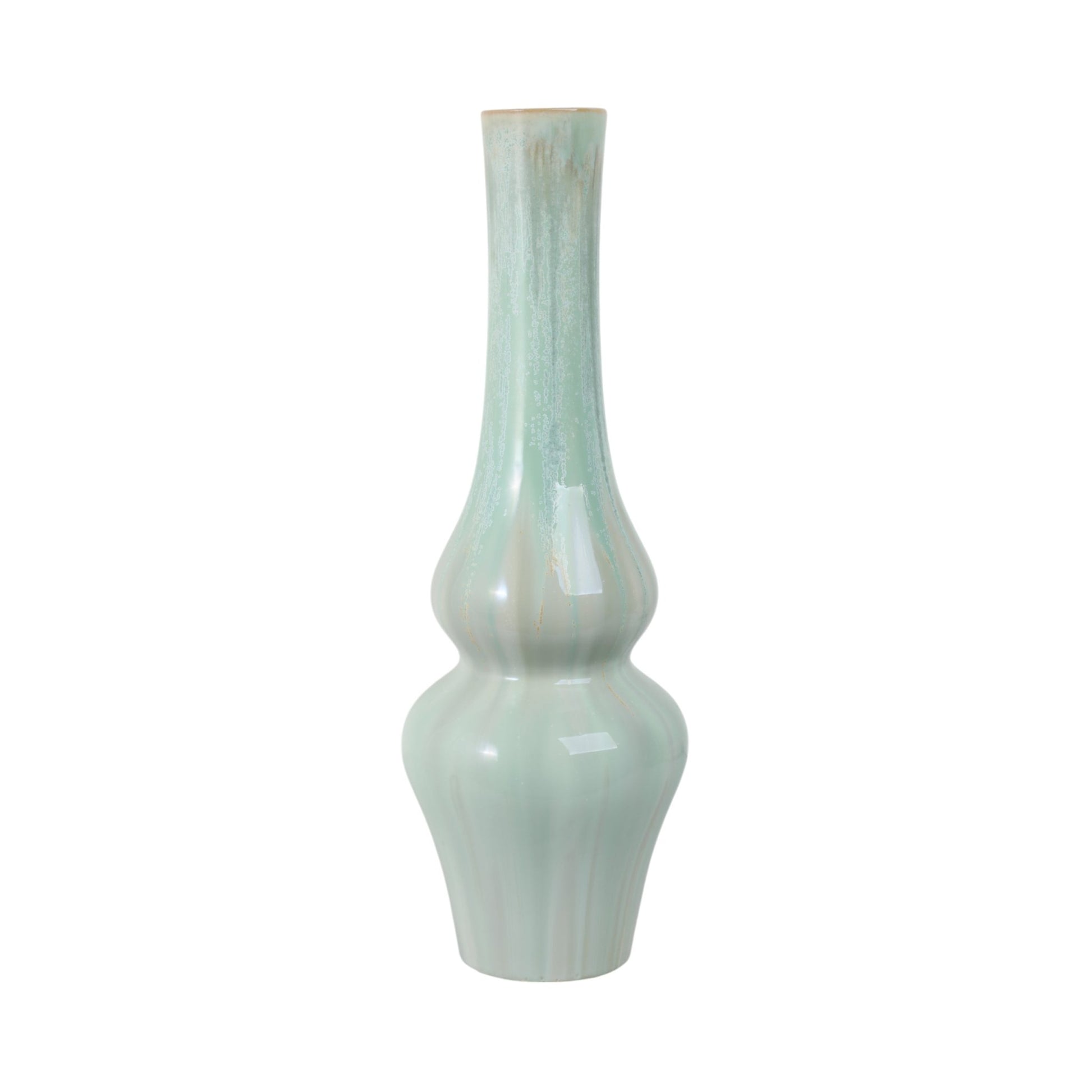 Everette Green Ceramic Vase Vases and Jars| Sagebrook Home