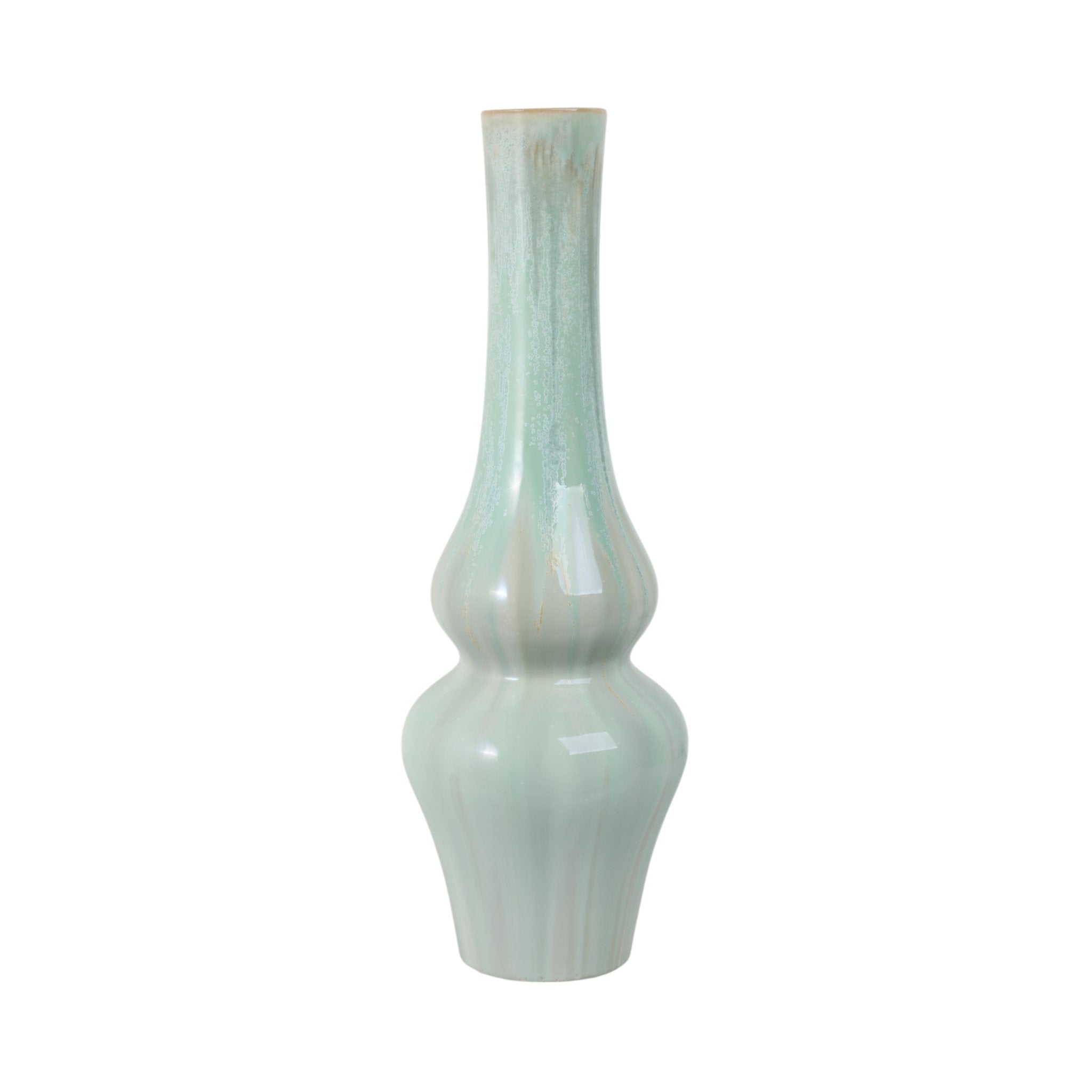 Everette Green Ceramic Vase Vases and Jars| Sagebrook Home