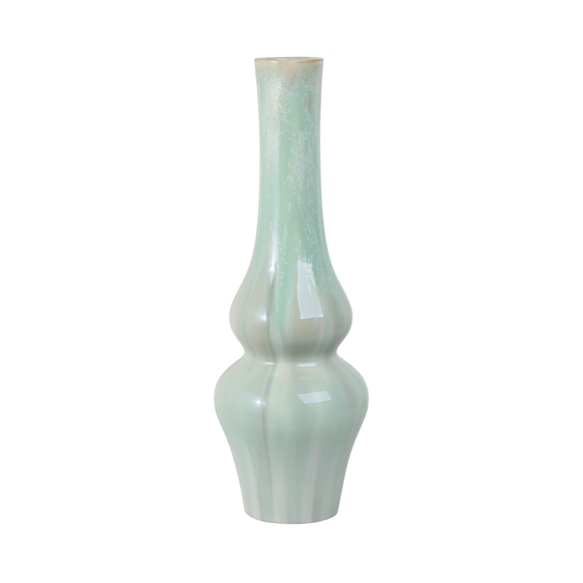 Everette Green Ceramic Vase Vases and Jars| Sagebrook Home