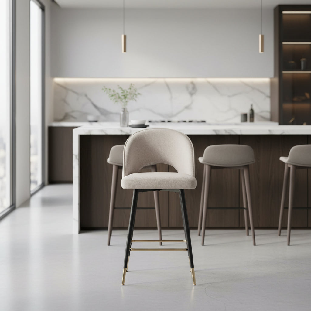Evo Taupe chenille Dining Chair Dining Chairs| Roots Furniture