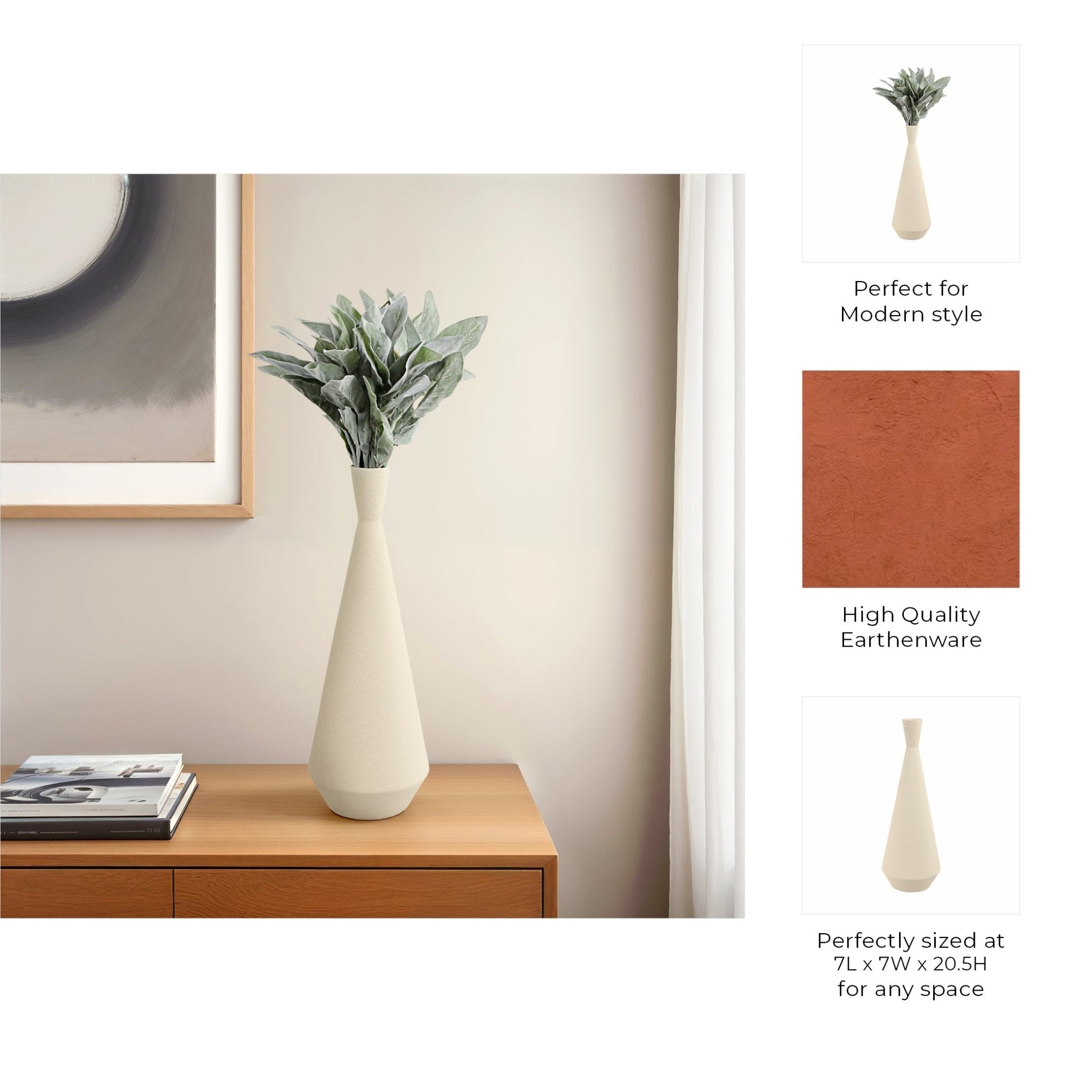 Evora Portugal Vase Vases and Jars| Sagebrook Home