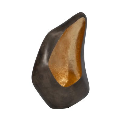 METAL, 16 LEAF FLOOR VOTIVE HOLDER, GOLD