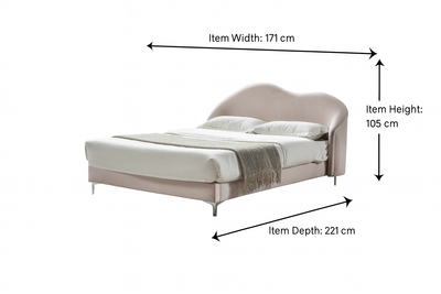 سرير دريم لاند ريتريت باللون الوردي