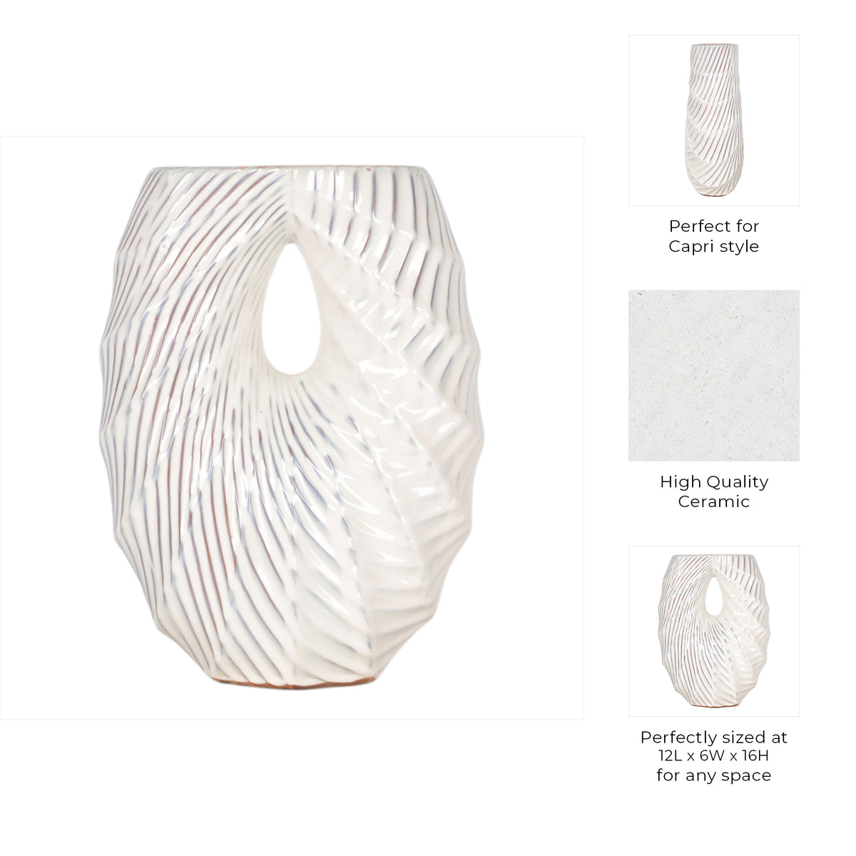 مزهرية مورسكا شيل Murska Shell Vase