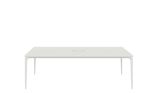 Arc Meeting Table - White 2.4 m