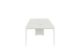 Arc Meeting Table - White 3.5 m