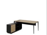 Arc Left-Hand Desk - Black