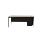 Arc Left-Hand Desk - Black