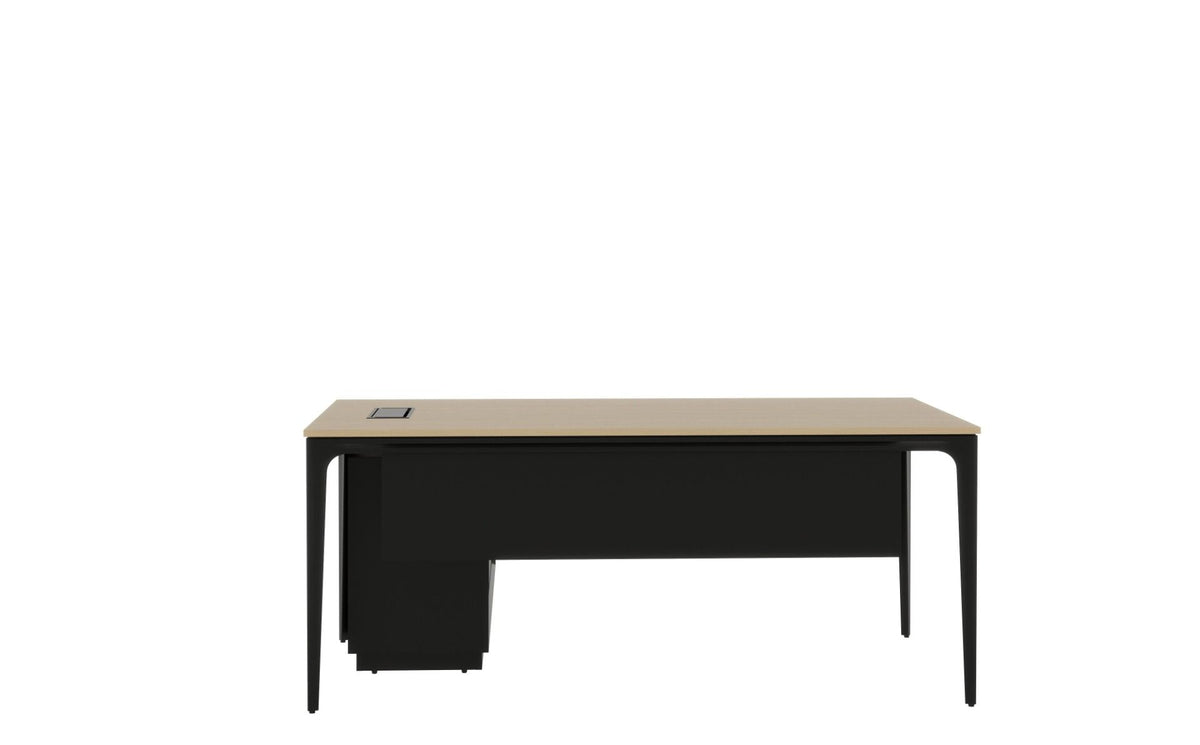 Arc Right-Hand Desk - Black