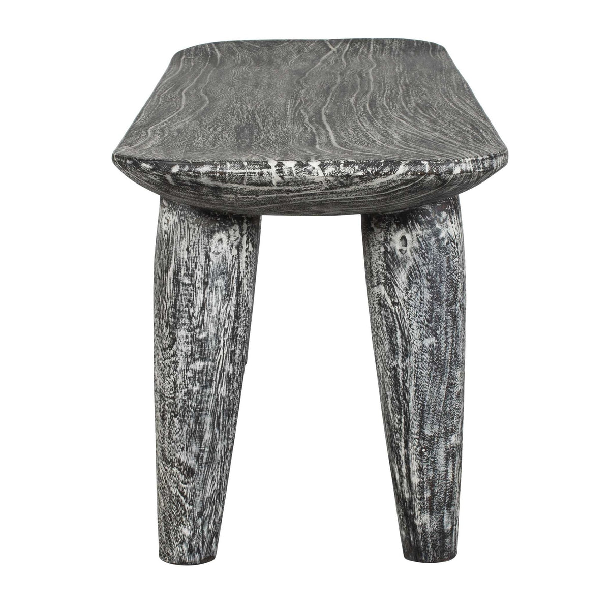 Fade To Black Wood Bench Benches| Uttermost