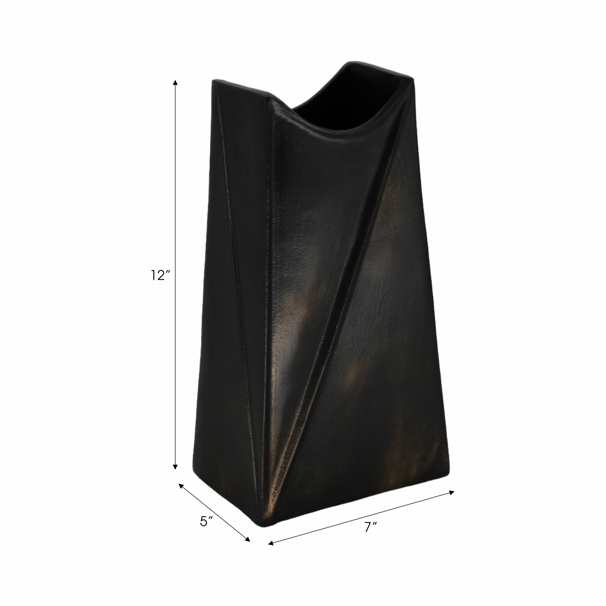 Fairbanks Metal Vase Vases and Jars| Sagebrook Home