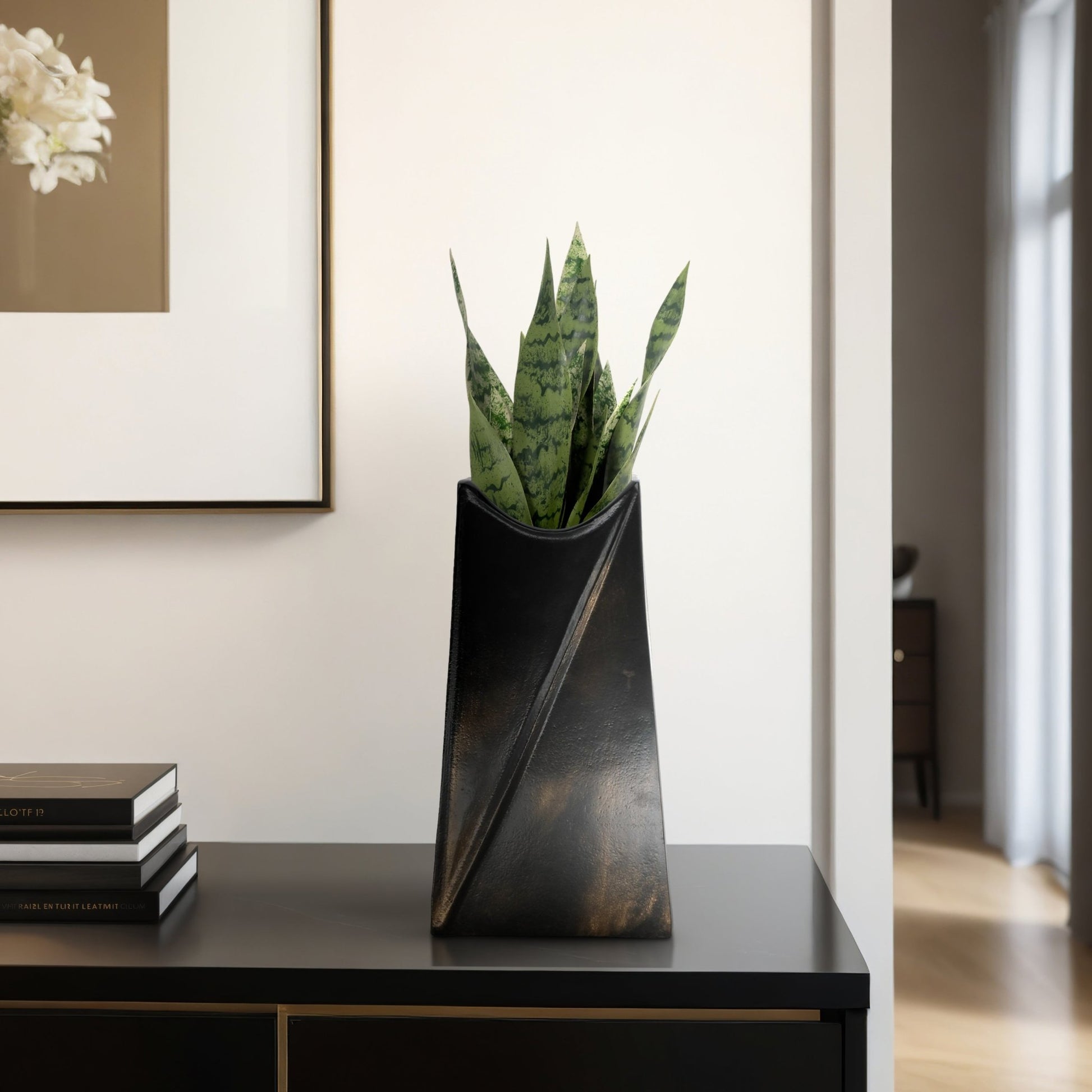 Fairbanks Metal Vase Vases and Jars| Sagebrook Home