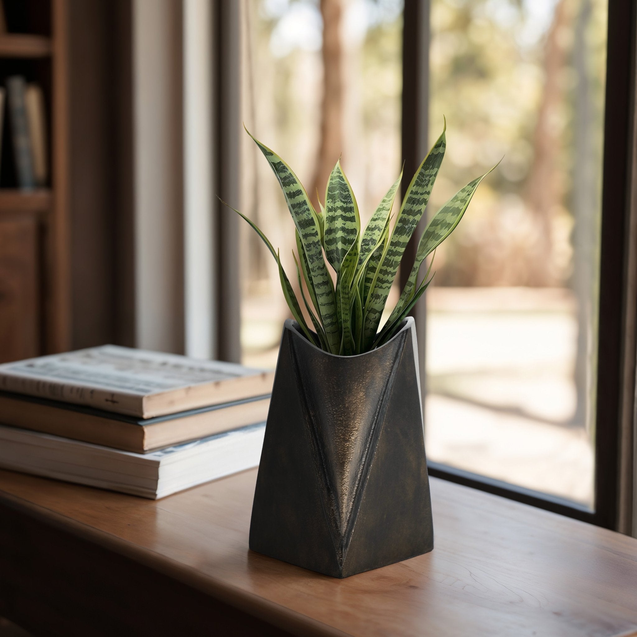 Fairbanks Metal Vase Vases and Jars| Sagebrook Home