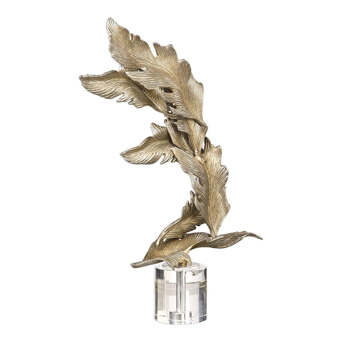 Fall Leaves Sculpture Table Decors| Uttermost