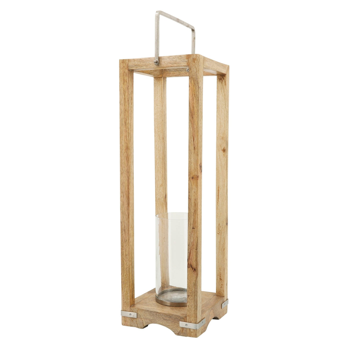 Faluda Marble, 7"L Rectangular Box, Tan Candle Holders| Sagebrook Home