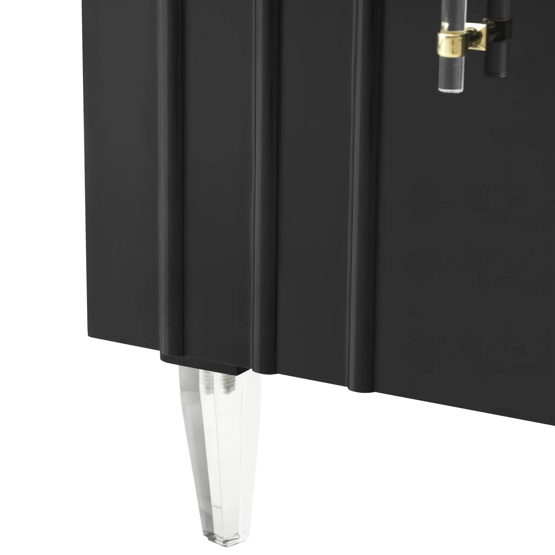 Famke Black Lacquer Buffet Server| TOV