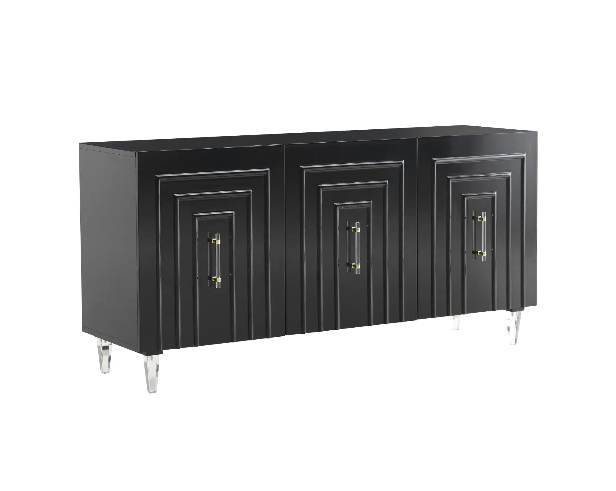 Famke Black Lacquer Buffet Server| TOV
