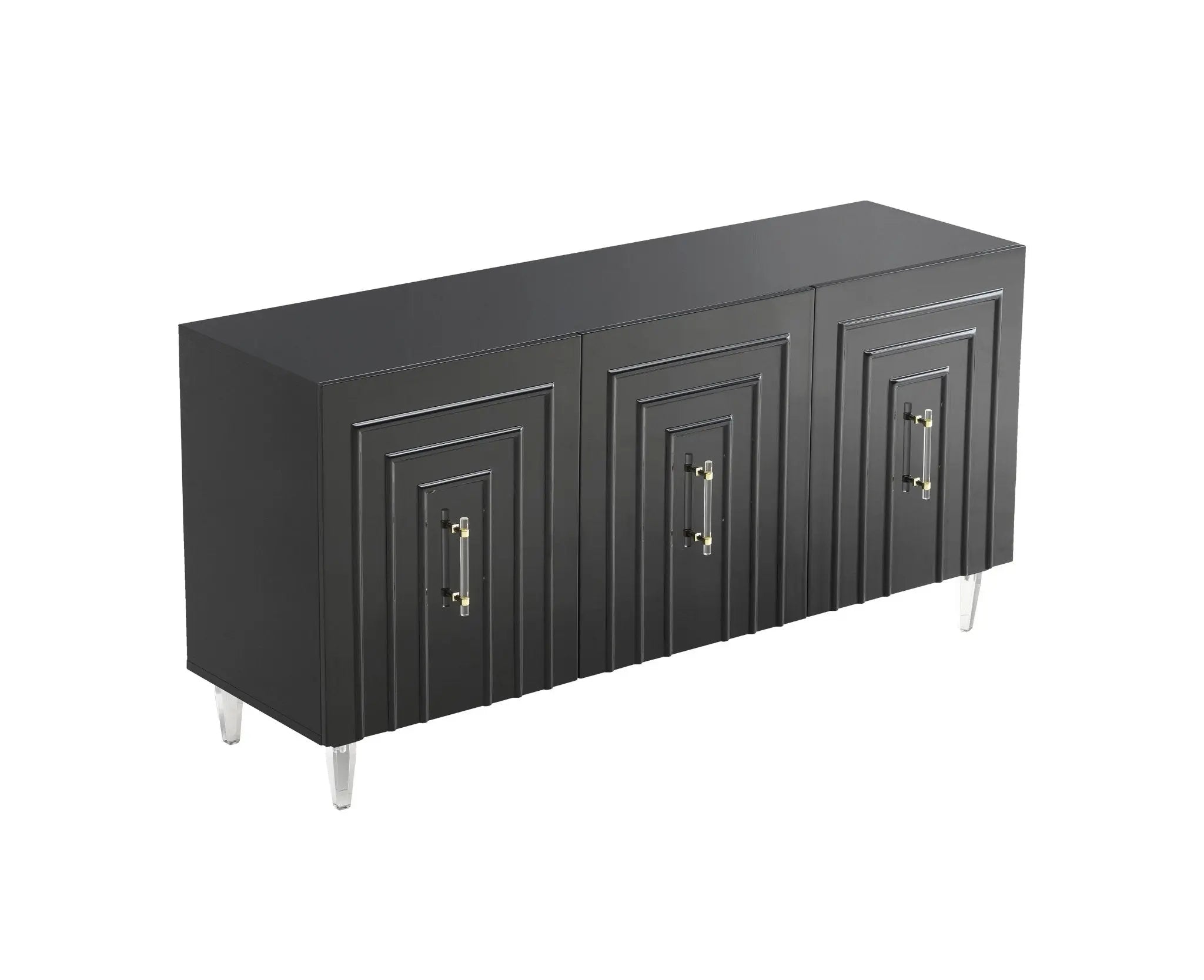 Famke Black Lacquer Buffet Server| TOV