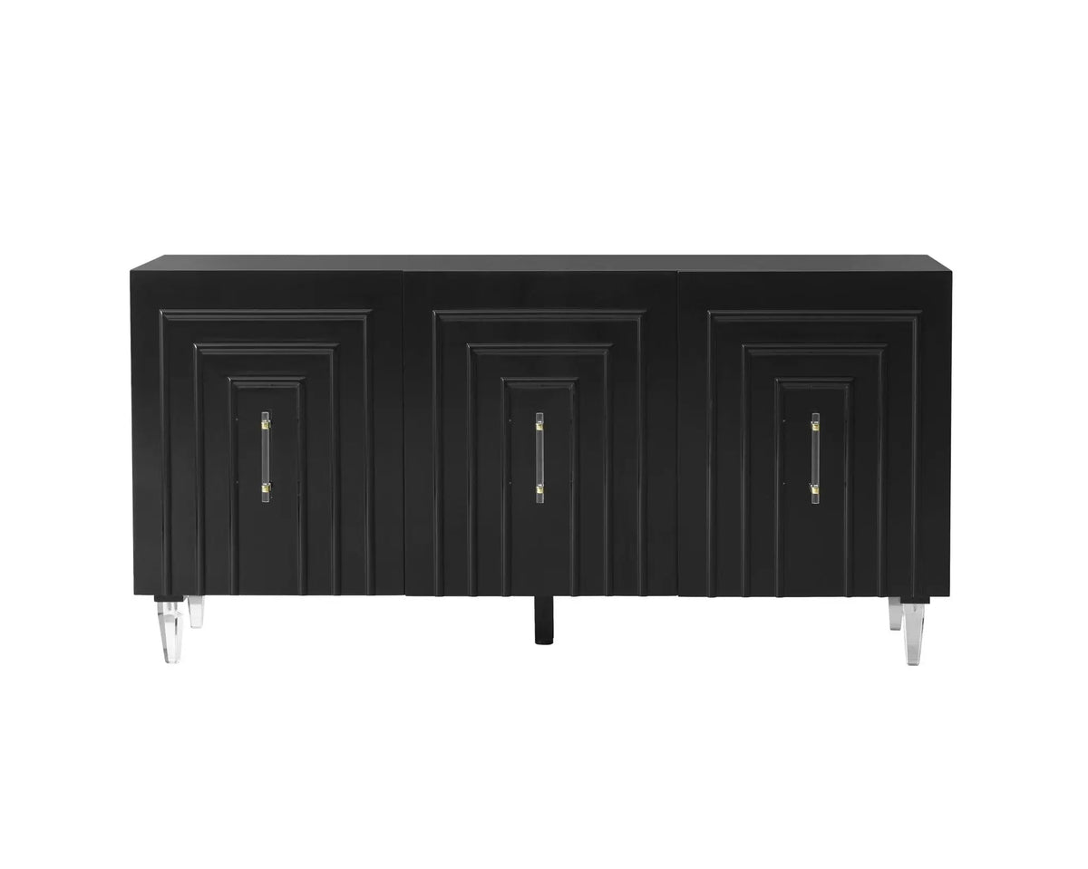 Famke Black Lacquer Buffet Server| TOV