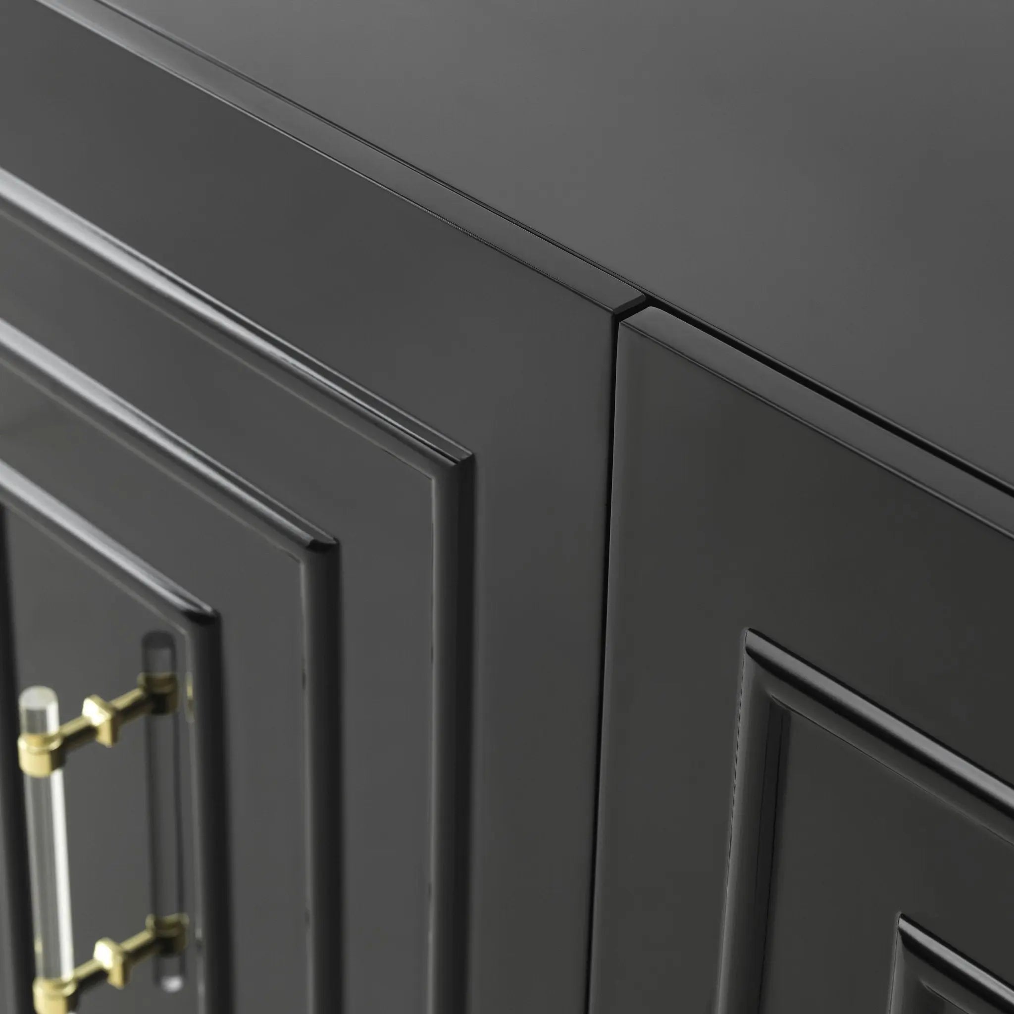 Famke Black Lacquer Buffet Server| TOV