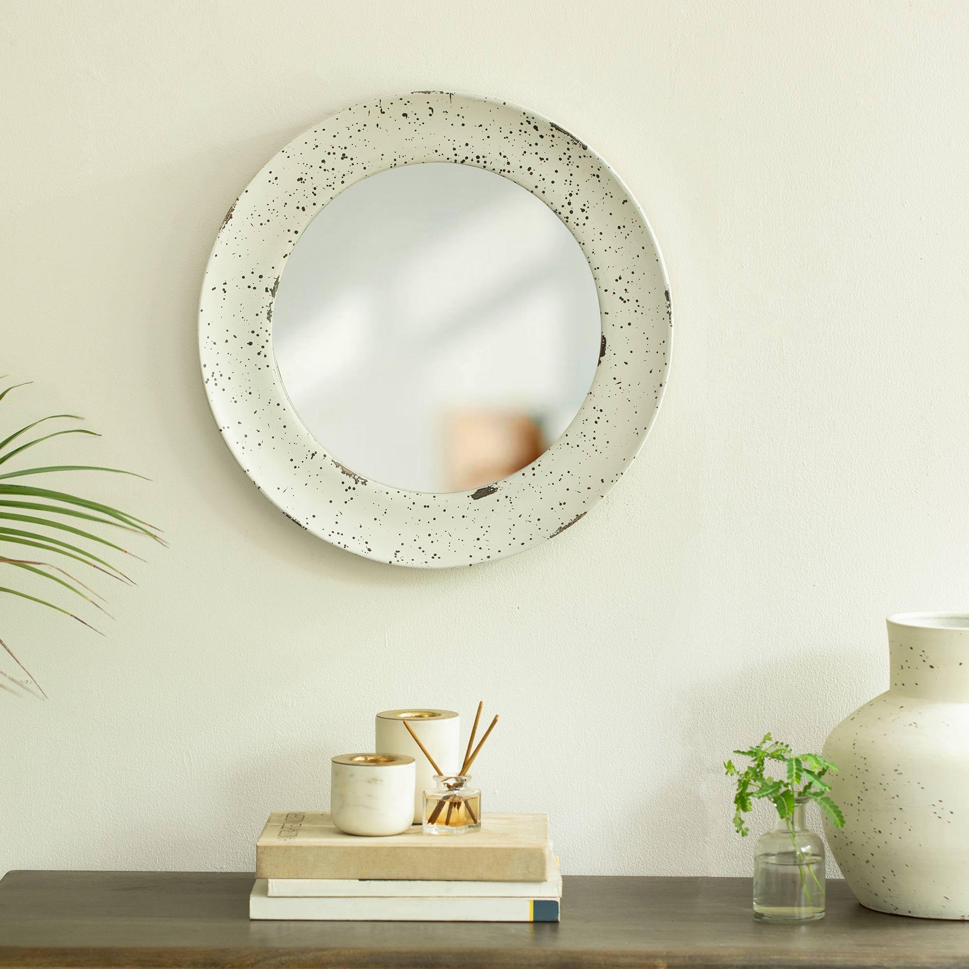 Farmhouse Flair Wall Mirror - Round Mirrors| Roots Furniture