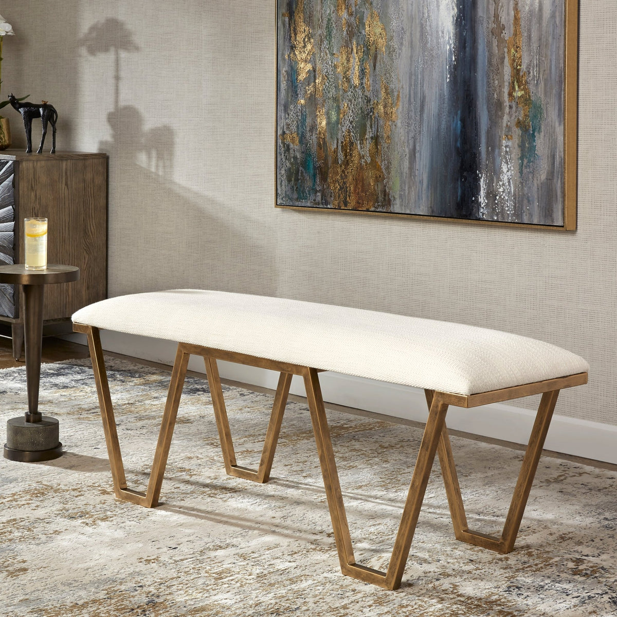 Farrah Bench Benches| Uttermost