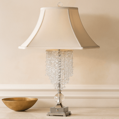 Fascination Ii Silver Table Lamp - Al Rugaib Furniture