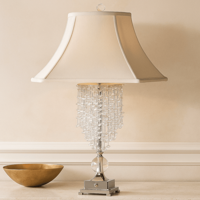 Fascination Ii Silver Table Lamp - Al Rugaib Furniture