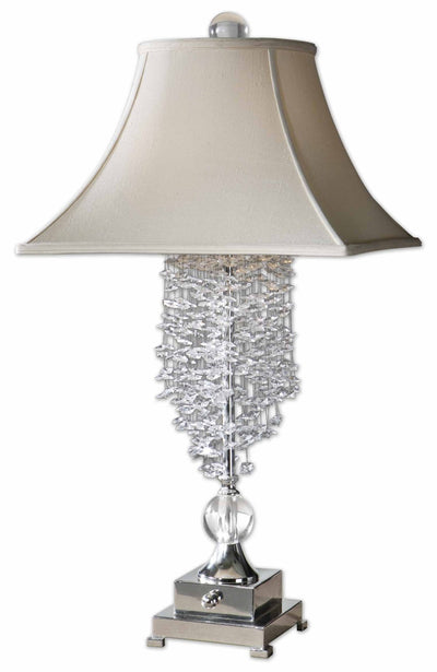 Fascination Ii Silver Table Lamp - Al Rugaib Furniture