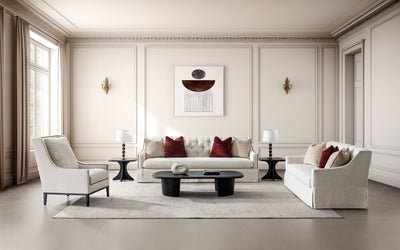 Fatima Roze Loveseat - Al Rugaib Furniture