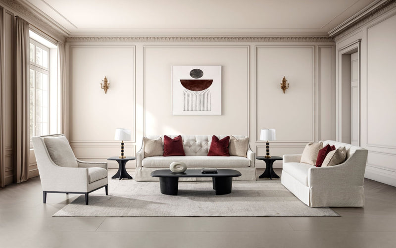 Fatima Roze Loveseat - Al Rugaib Furniture