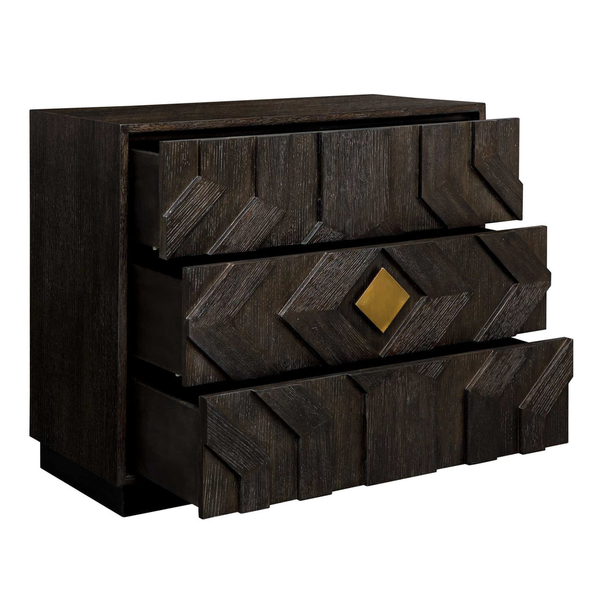 Faulkner 3 Drawer Modern Chest Cabinets & Chests| Uttermost