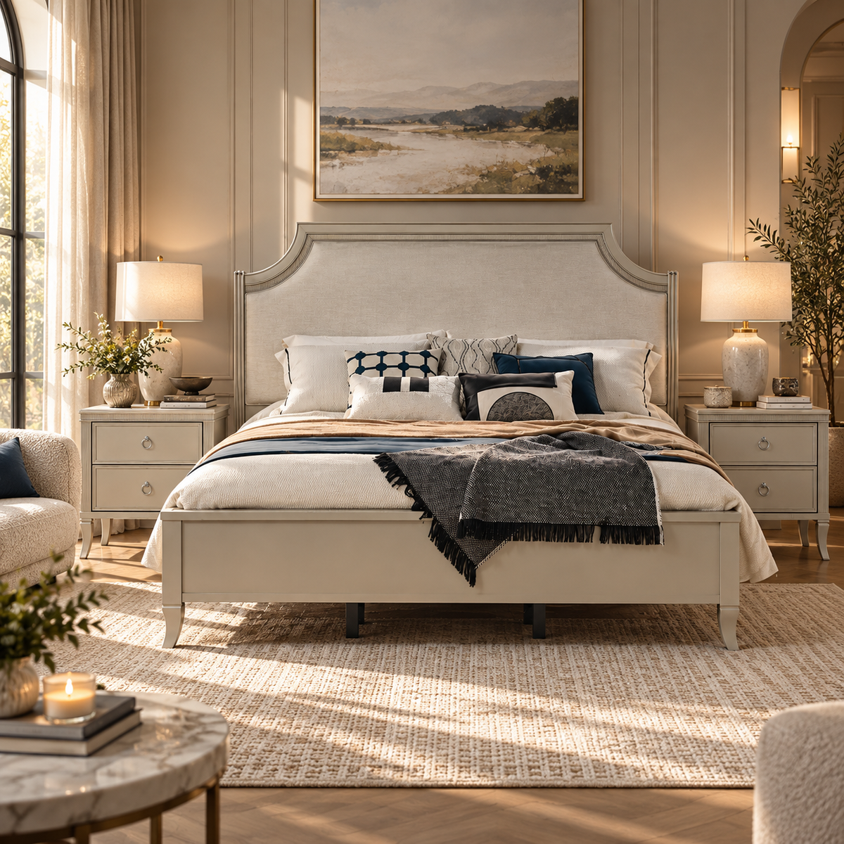 CLAREMONT WOODS QUEEN BED