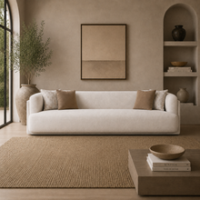 Vienna White 5 Seater Sofa 300 cm