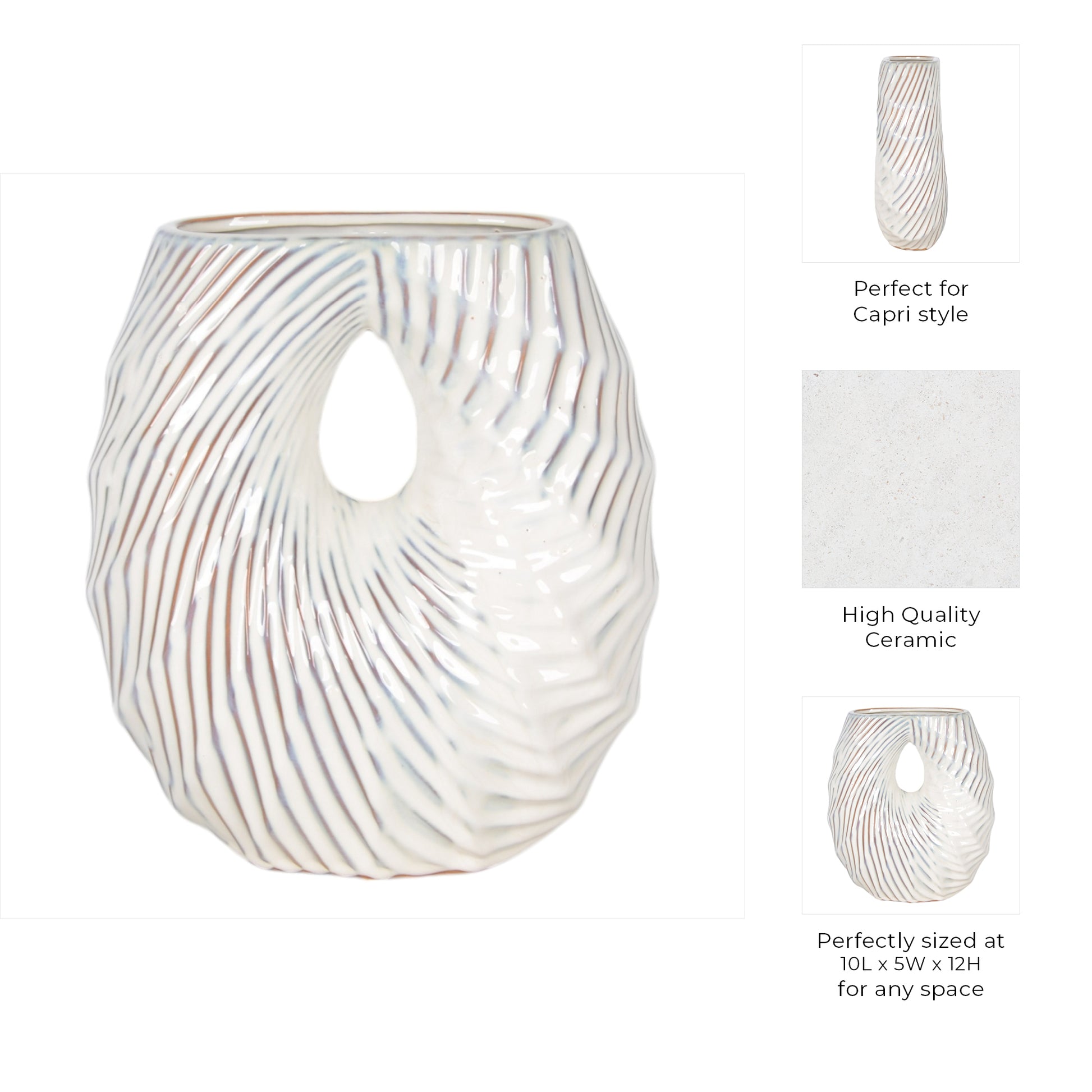 مزهرية مورسكا شيل Murska Shell Vase